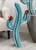 Blooming Cactus Blue Metal Sculpture - Large