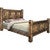 Lima Sawn Bed with Iron & Provincial Stain