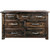 Lima Sawn 7 Drawer Dresser with Iron