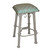Coronado Ash Iron Counter Stool - Ash Turquoise Leather