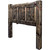 Lima Live Edge Headboard with Jacobean Stain - Twin