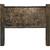 Lima Sawn Headboard with Iron & Jacobean Stain - Cal King