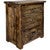 Lima Sawn 3 Drawer Chest with Iron - Provincial Stain