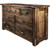 Lima Sawn 7 Drawer Dresser with Iron & Provincial Stain