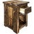 Lima Live Edge 25 Inch Nightstand with Iron - Provincial Stain