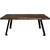 Lima Coffee Table with Blackstone Iron Legs - Jacobean Stain