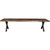 Lima Live Edge 5 Foot Bench with Forged Iron Legs