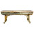 Lima Live Edge 6 Foot Wooden Bench - Clear Lacquer