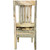Lima Live Edge 18 Inch Dining Side Chair - Clear Lacquer