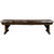 Lima Live Edge 6 Foot Wooden Bench - Jacobean Stain
