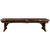 Lima Live Edge 6 Foot Wooden Bench - Provincial Stain