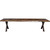 Lima Live Edge 6 Foot Bench with Forged Iron Legs