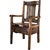 Lima Live Edge 32 Inch Dining Side Chair - Provincial Stain