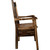 Lima Live Edge 32 Inch Dining Side Chair - Provincial Stain