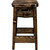Lima 24 Inch Backless Barstool - Jacobean Stain