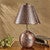 Pine Woods Hammered Copper Accent Lamp