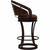 Boseman Leather & Iron Barstool