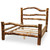 Aspen Creek Fence Rail Bed - Queen