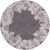 Casper Pines Gray Indoor/Outdoor Rug - 8 Ft. Round