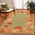 Autumn Leaves Moss Indoor/Outdoor Rug - 8 x 12