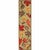 Fall Leaves Moss Indoor/Outdoor Rug - 2 x 8