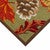 Fall Leaves Moss Indoor/Outdoor Rug - 4 x 6
