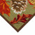 Fall Leaves Moss Indoor/Outdoor Rug - 5 x 8