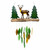 Aspen Deer Wind Chime