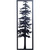 Black Pine 2 Iron Wall Art
