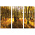 Aspen Elk Triptych Wall Hanging
