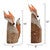 Carved Fox Statuaries - Set of 2