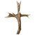 Resin Antler Wall Cross