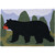 Black Bear Strut Indoor/Outdoor Accent Rug