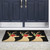 Poinsettia Deer Coir Mat