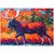 Golden Hour Moose Accent Rug