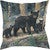 Bear with Cubs Decorative Pillow