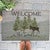 Woodland Moose Welcome Outdoor Rug - 3 x 5