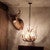 Forest Whitetail 9 Antler Large Cascade Chandelier