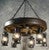 Small Wagon Lantern Chandelier