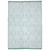 Green & Alabaster X Rug - 2 x 6
