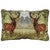 Mirrored Deer Needlepoint Pillow