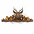 Aspen Stag Five Hook Coat Rack