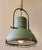 Vintage Turquoise Pendant Light