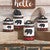 Black Bear Plaid Canister Set