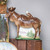 Mountain Spring Moose & Eagle Cookie Jar