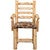 Cedar Log Upholstered Arm Chair