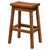 Barnwood Saddle Counter Stool - 24 Inch