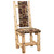 Cedar Log High Back Upholstered Side Chair