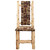 Cedar Log High Back Upholstered Side Chair