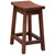 Barnwood Saddle Barstool - 30 Inch